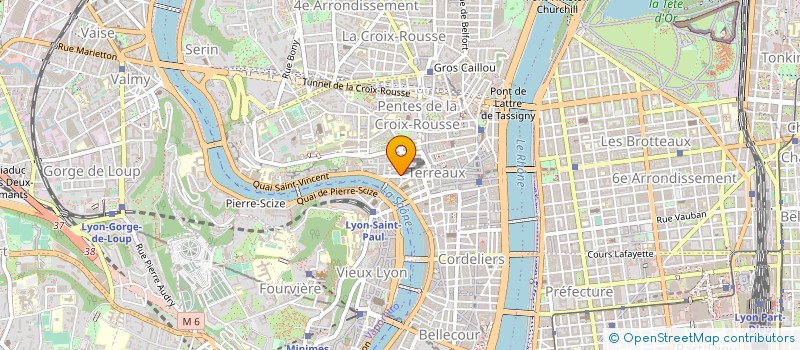 localisation de l'entreprise MADAME HUGUETTE COUTY à LYON 1ER