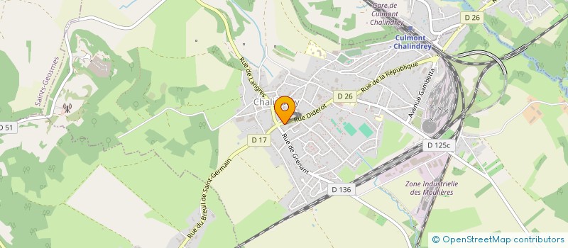 localisation de l'entreprise MADAME HUGUETTE DAIREUX à CHALINDREY