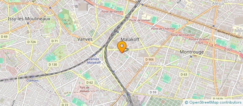 localisation de l'entreprise MADAME HUGUETTE DELISLE à MALAKOFF