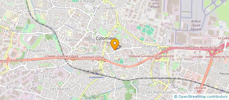 localisation de l'entreprise MADAME HUGUETTE DELPAS à COLOMIERS