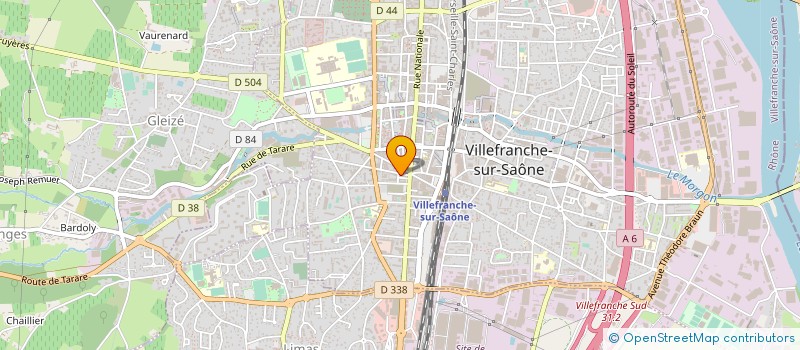 localisation de l'entreprise MADAME HUGUETTE DESCHASAUX à VILLEFRANCHE-SUR-SAONE