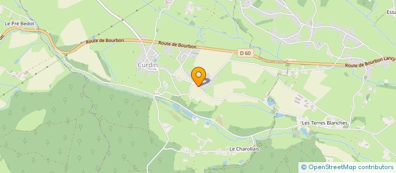 localisation de l'entreprise MADAME HUGUETTE DEVILLARD  CURDIN