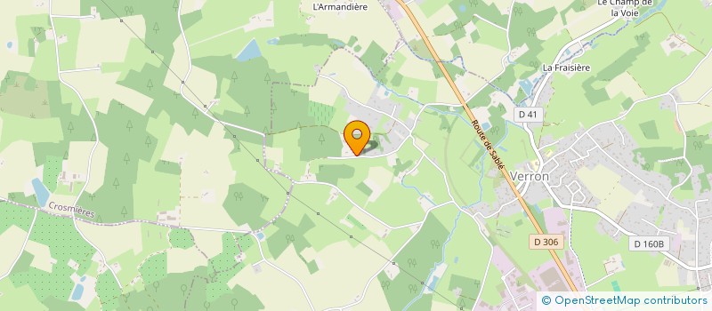 localisation de l'entreprise MADAME HUGUETTE DODIER  LA FLECHE