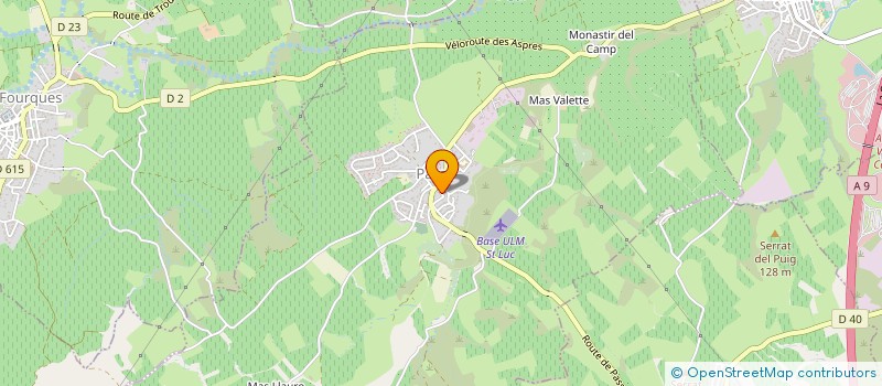 localisation de l'entreprise MADAME HUGUETTE DUGNACH  PASSA