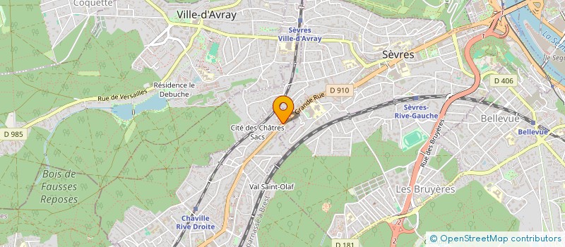 localisation de l'entreprise MADAME HUGUETTE DURIN à CHAVILLE