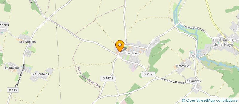 localisation de l'entreprise MADAME HUGUETTE DUTHUILLE à SAINT-LUBIN-DE-LA-HAYE