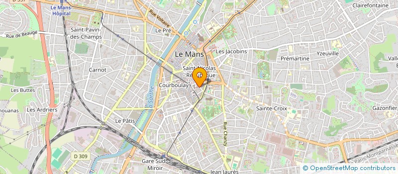 localisation de l'entreprise MADAME HUGUETTE EMARD  LE MANS