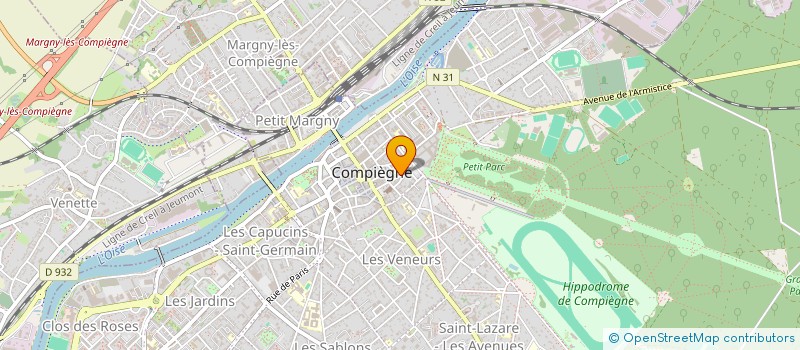 localisation de l'entreprise MADAME HUGUETTE FALLAIT à COMPIEGNE
