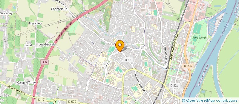 localisation de l'entreprise MADAME HUGUETTE FARNEL LUBAKI WAMBA  MACON