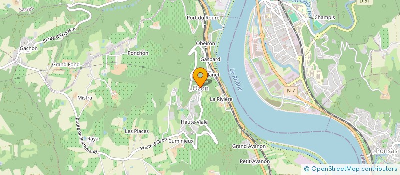 localisation de l'entreprise MADAME HUGUETTE FERRATON  SARRAS