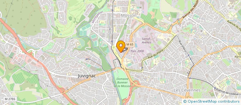 localisation de l'entreprise MADAME HUGUETTE FLORENTIN à MONTPELLIER