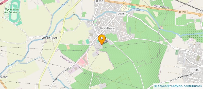 localisation de l'entreprise MADAME HUGUETTE FONTAINE  RODILHAN