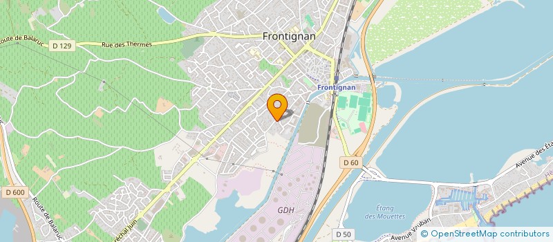 localisation de l'entreprise MADAME HUGUETTE FREMAUX à FRONTIGNAN