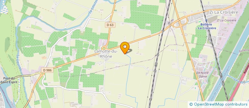 localisation de l'entreprise MADAME HUGUETTE FREMOND  LAMOTTE-DU-RHONE