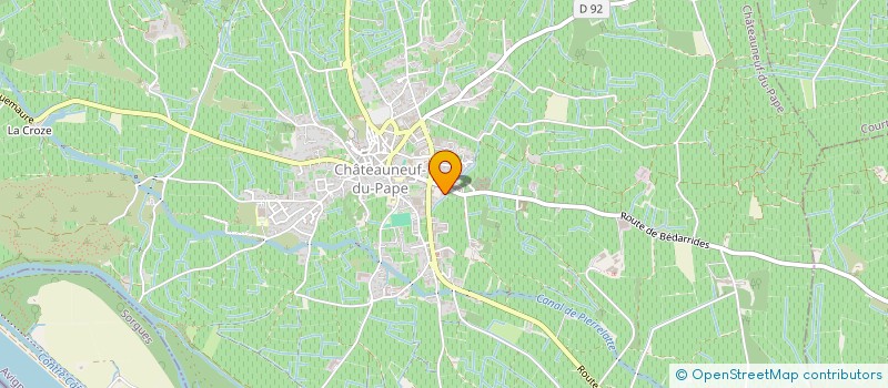 localisation de l'entreprise MADAME HUGUETTE FUSAT  CHATEAUNEUF-DU-PAPE