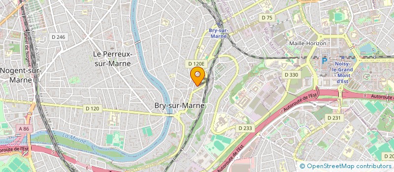 localisation de l'entreprise MADAME HUGUETTE GALERON à BRY-SUR-MARNE