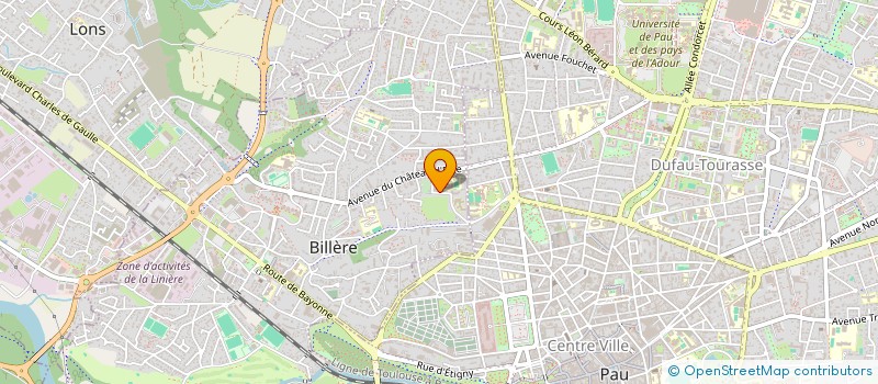 localisation de l'entreprise MADAME HUGUETTE GANCHOU  BILLERE