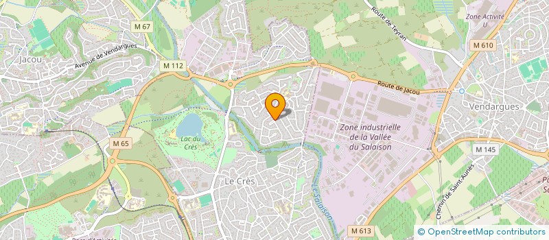 localisation de l'entreprise MADAME HUGUETTE GIMENEZ à LE CRES