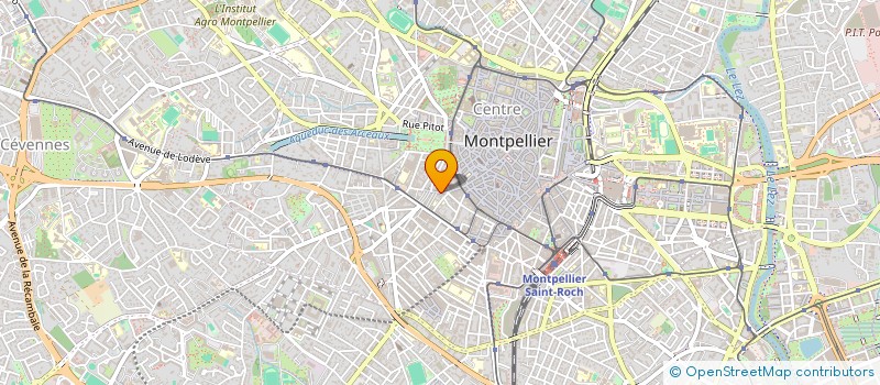 localisation de l'entreprise MADAME HUGUETTE GONZALEZ à MONTPELLIER