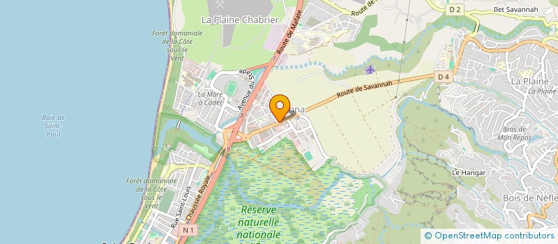 localisation de l'entreprise MADAME HUGUETTE GRONDIN à SAINT-PAUL