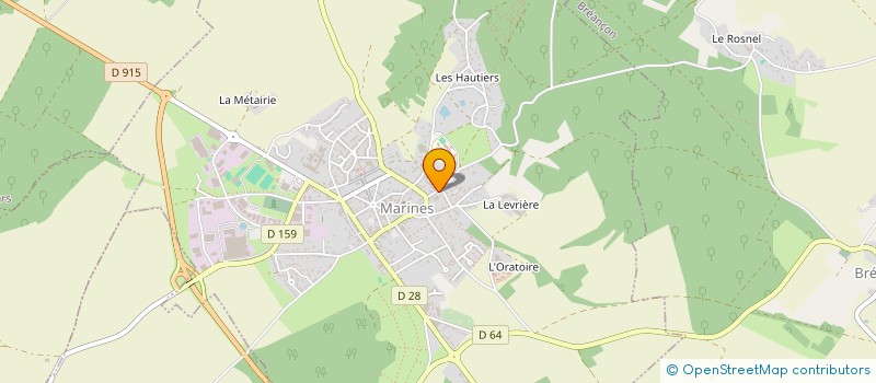 localisation de l'entreprise MADAME HUGUETTE HARBAUER à MARINES