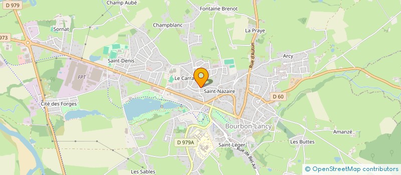 localisation de l'entreprise MADAME HUGUETTE HAURE  BOURBON-LANCY