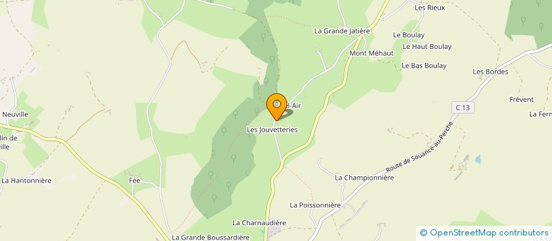 localisation de l'entreprise MADAME HUGUETTE HERSANT  CETON