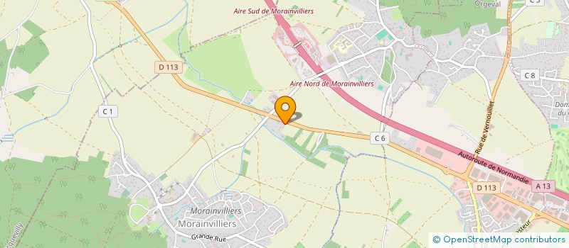 localisation de l'entreprise MADAME HUGUETTE JACQUEMIN  ORGEVAL