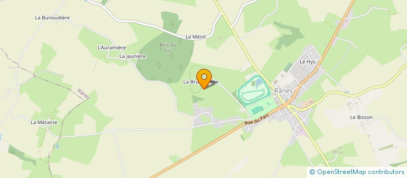 localisation de l'entreprise MADAME HUGUETTE JALABERT à ECOUCHE-LES-VALLEES