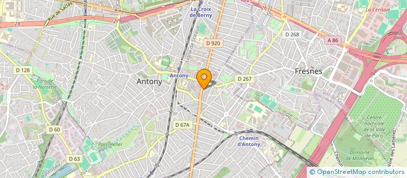 localisation de l'entreprise MADAME HUGUETTE JANDET à ANTONY