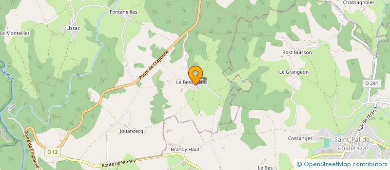 localisation de l'entreprise MADAME HUGUETTE JAROUSSE à USSON-EN-FOREZ