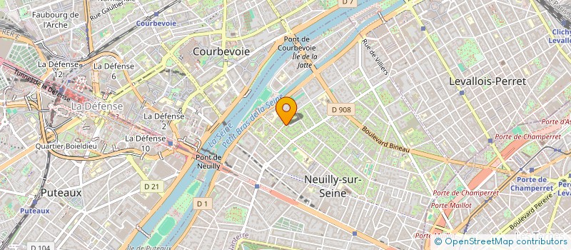 localisation de l'entreprise MADAME HUGUETTE JAUNEAU à NEUILLY-SUR-SEINE