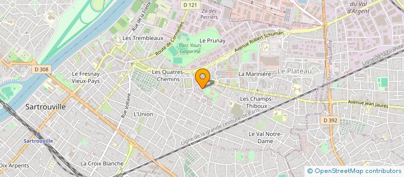 localisation de l'entreprise MADAME HUGUETTE KINKENDA KUNTIMA KALEMBA WA KAMBA à SARTROUVILLE