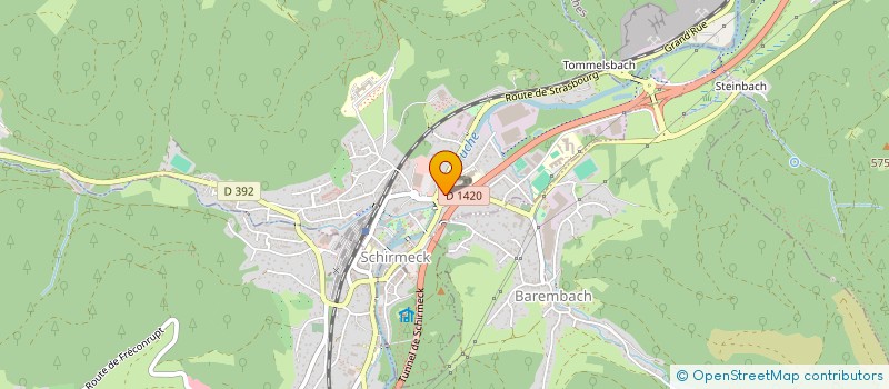 localisation de l'entreprise MADAME HUGUETTE KUMMERT  SCHIRMECK