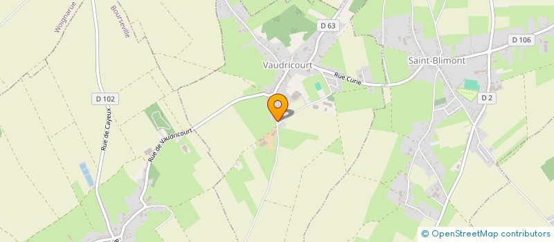 localisation de l'entreprise MADAME HUGUETTE LABOULLE  VAUDRICOURT