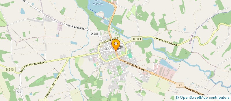 localisation de l'entreprise MADAME HUGUETTE LACOUR à MARCIAC