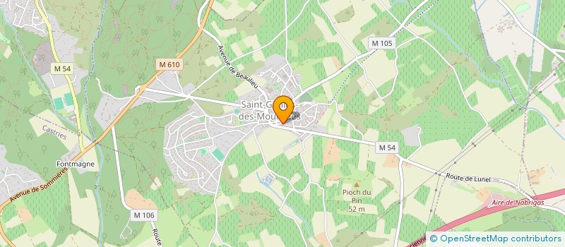 localisation de l'entreprise MADAME HUGUETTE LAURENT à SAINT-GENIES-DES-MOURGUES