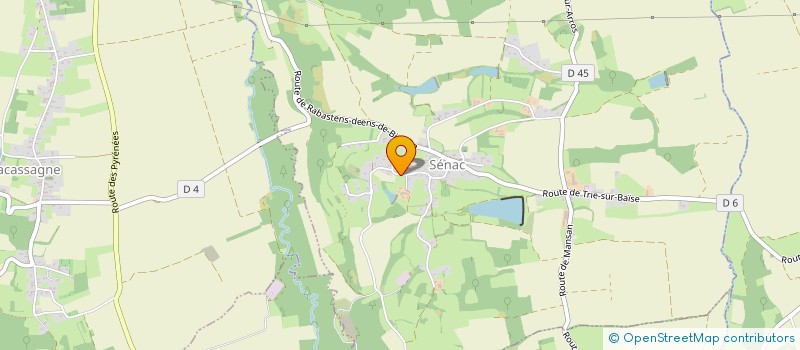 localisation de l'entreprise MADAME HUGUETTE-LEONIE LONCAN  SENAC