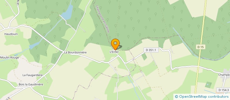 localisation de l'entreprise MADAME HUGUETTE LEROY à SAINTIGNY
