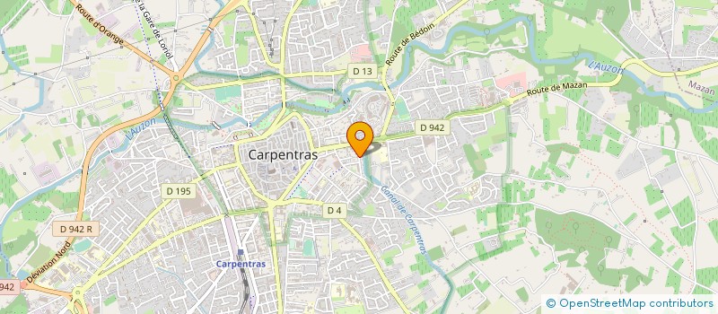 localisation de l'entreprise MADAME HUGUETTE LUCHAIRE  CARPENTRAS