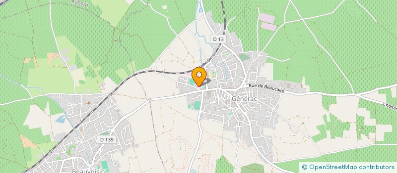 localisation de l'entreprise MADAME HUGUETTE LYON  GENERAC