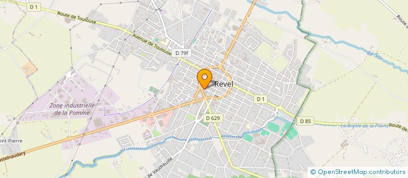 localisation de l'entreprise MADAME HUGUETTE MARTINEZ  REVEL