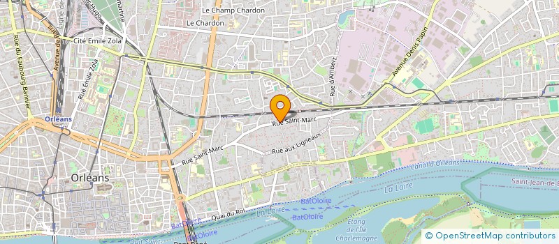 localisation de l'entreprise MADAME HUGUETTE MELI à ORLEANS