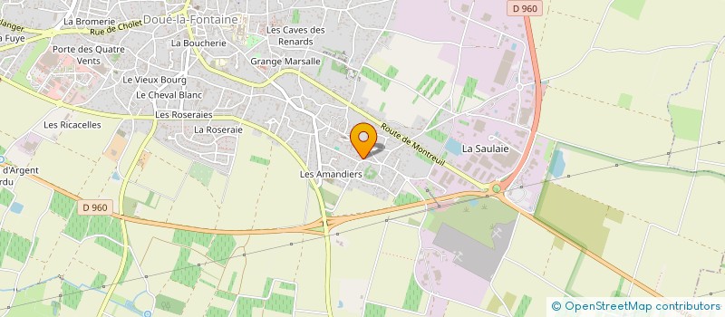 localisation de l'entreprise MADAME HUGUETTE METIVIER  DOUE-EN-ANJOU