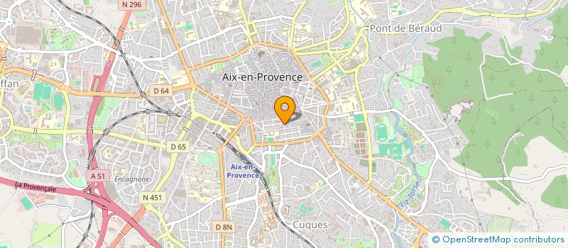 localisation de l'entreprise MADAME HUGUETTE MICHOTTE DE WELLE à AIX-EN-PROVENCE