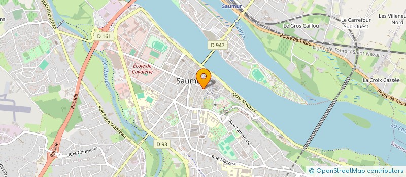 localisation de l'entreprise MADAME HUGUETTE MINARD  SAUMUR