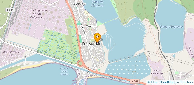 localisation de l'entreprise MADAME HUGUETTE NERANI à FOS-SUR-MER