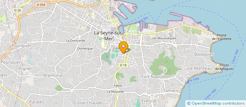 localisation de l'entreprise MADAME HUGUETTE NICCOLETTI  LA SEYNE-SUR-MER