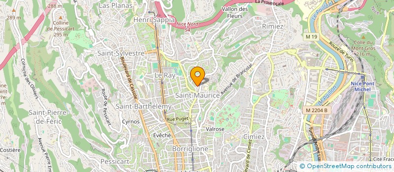 localisation de l'entreprise MADAME HUGUETTE NKOA à NICE