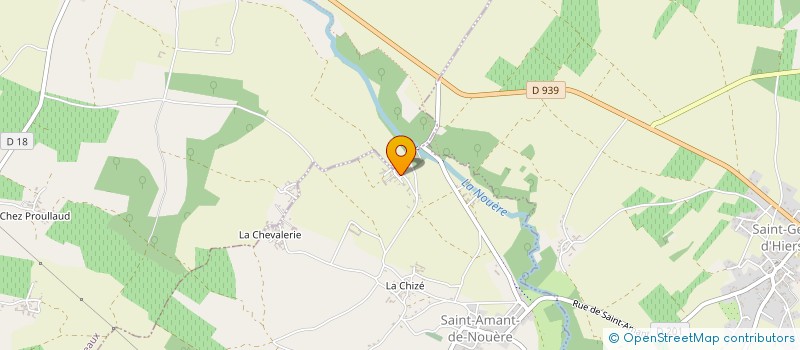 localisation de l'entreprise MADAME HUGUETTE ORDRONNEAU  SAINT-AMANT-DE-NOUERE